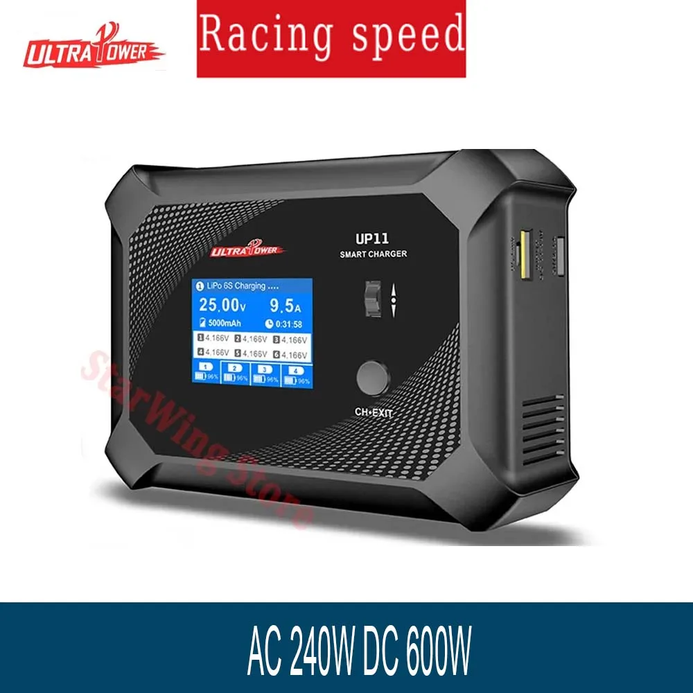 

ULTRA POWER UP11 Зарядное устройство переменного тока 240 Вт постоянного тока 600 Вт Четырехканальное интеллектуальное зарядное устройство Blance