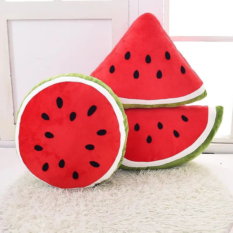 

Big Size 100cm Filled Fruit Pillow Doll Simulation Watermelon Plush Toy Home Sofa Bed Car Decoration Soft Cushion Kids Gift