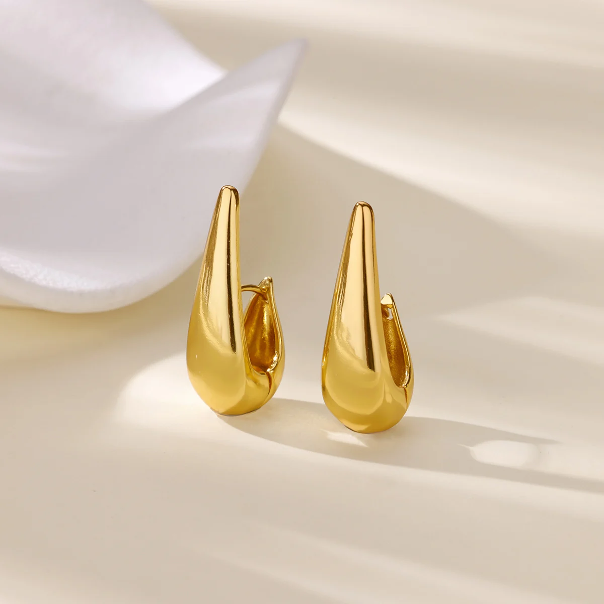 Envío Gratis, pendiente de aro con gancho Vintage para mujer, pendiente Piercing de acero inoxidable, tendencia 2025, regalo de joyería de boda