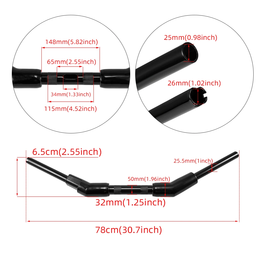 Vintage Motorbike 32mm Handlebar Modified Steering Wheel Classic for Dyna Sportster Bobber Chopper Cruisers Softail Cafe Racer