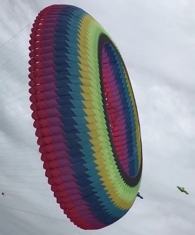 Anillo de cometa grande, calcetines de viento voladores, cometa de pulpo de fábrica, cometa de dragón inflable, carrete volador, cometa gigante para fumar