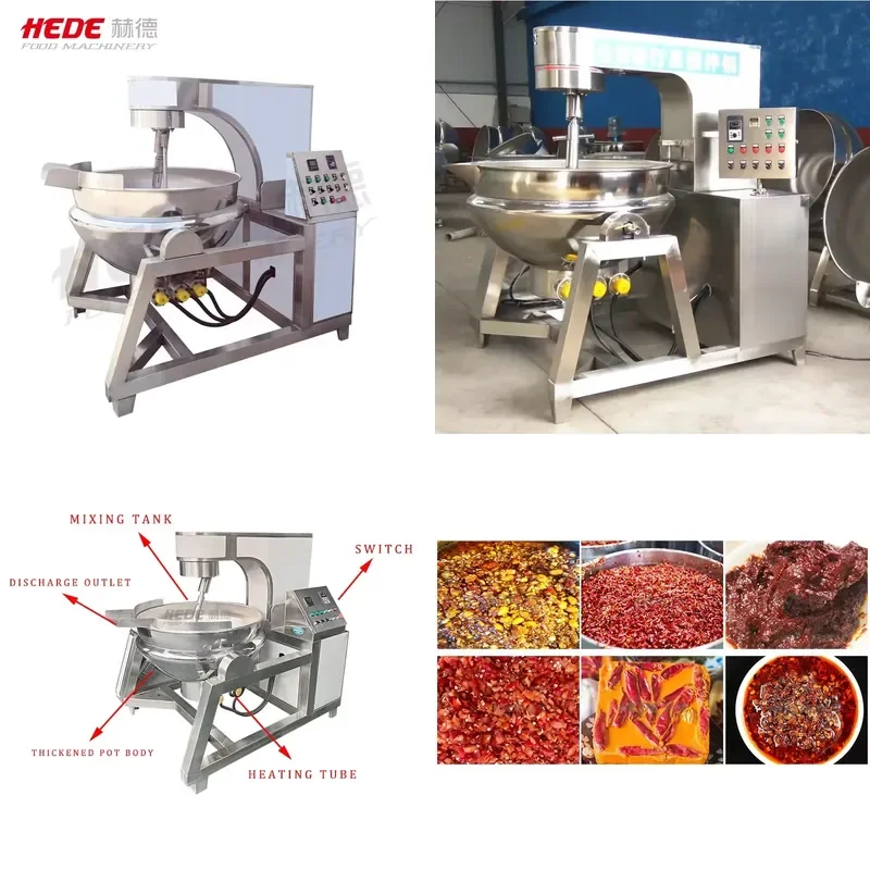 

2026 200L Industrial Planetary Frying Pan Automatic Stirring Electric High Quality Multifunctional Cheap Affordable