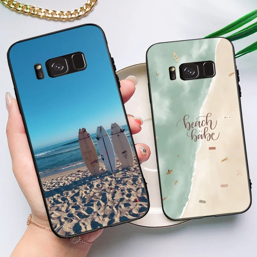 Summer Beach Phone Case For Samsung Note 8 9 10 20 pro plus lite M 10 11 20 30 21 31 51 A 21 22 42 02 03