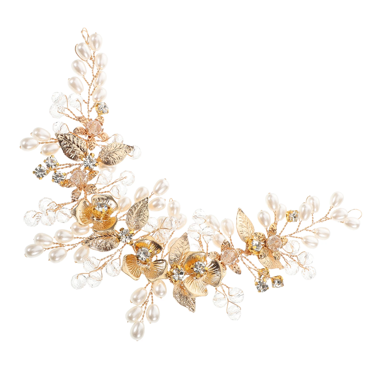 

Свадебный головной убор со стразами и лозой, элегантный европейский дизайн, легкая удобная прическа для женщин, подружка невесты с цветочным жемчугом