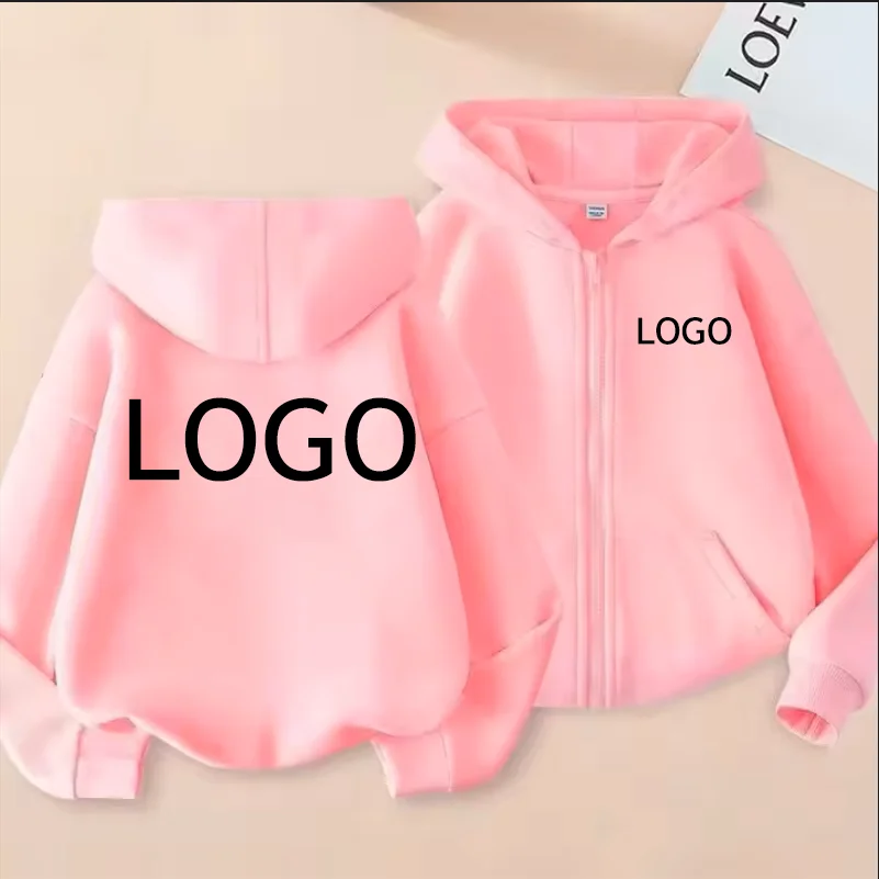 أزياء الأطفال سستة نمط ملابس الفتيان الفتيات هوديي قمم ربيع الخريف الترفيه Sweatshirr طفل 3-12 سنة معطف أحمر أسود