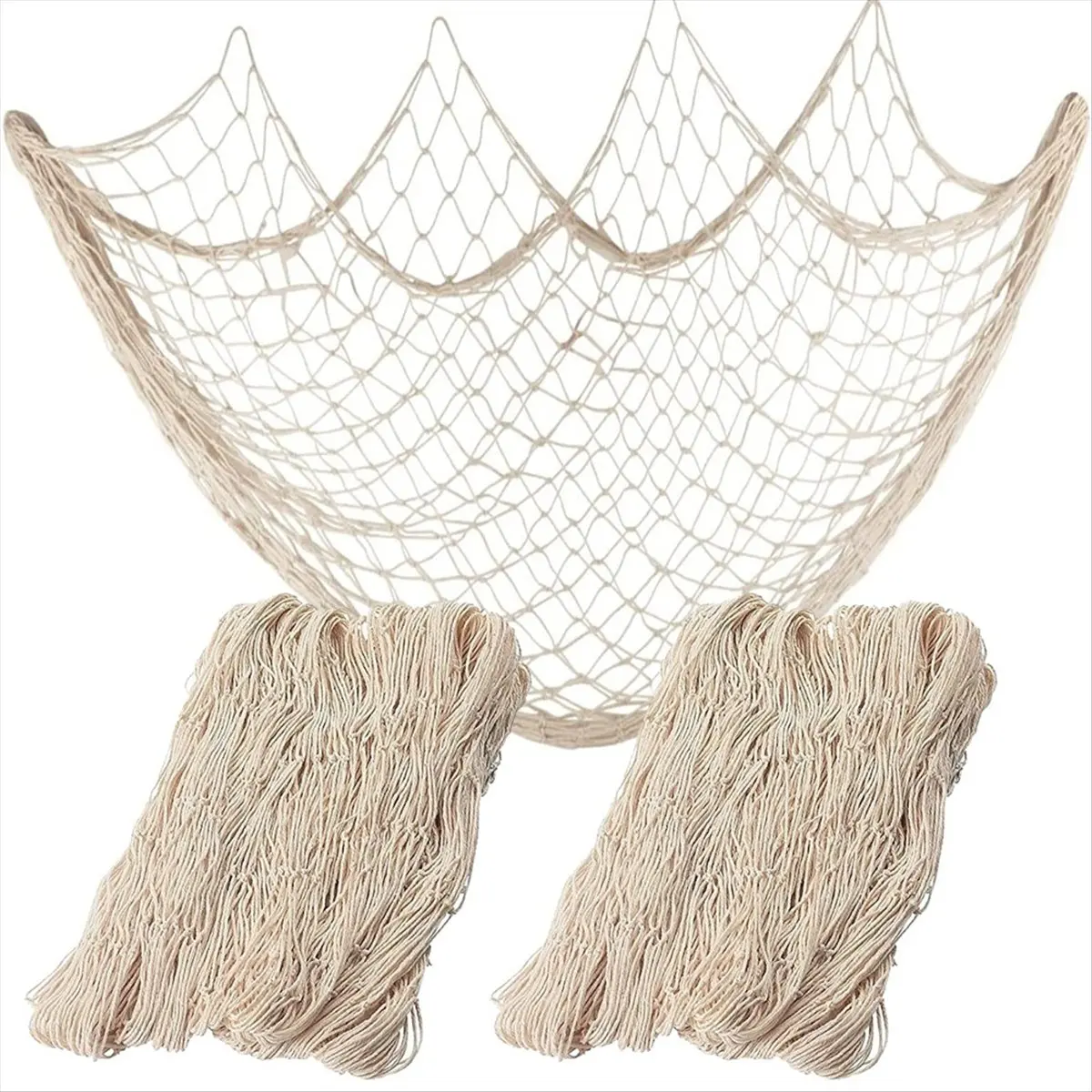 ETRT Nautical Decorative Fishing Net, Sea Theme Fish Net Decor for Party/Wall Decoration Background,59x 39inch