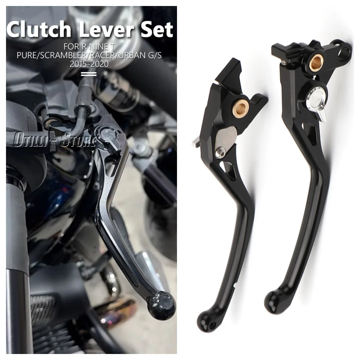 

Motorcycle Brake Lever CNC Aluminum Clutch Handle For BMW Rninet Urban G/S RNINET Scrambler R NINE T Racer R nineT Pure