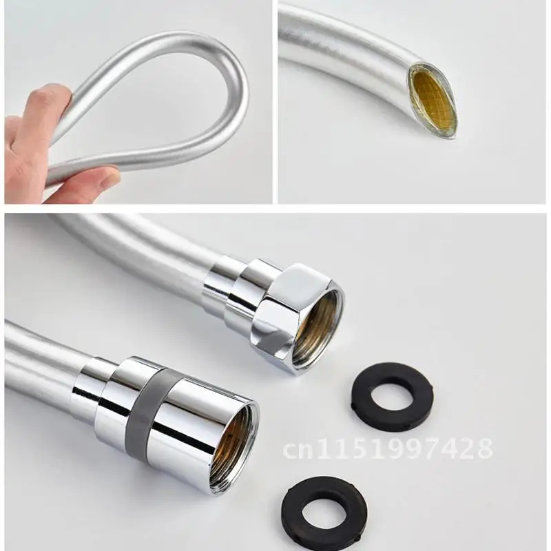 Bathroom Accessories PVC Flexible Handheld Anti Winding GI/2 Universal Hose High Pressure Shower Hose Plumbing