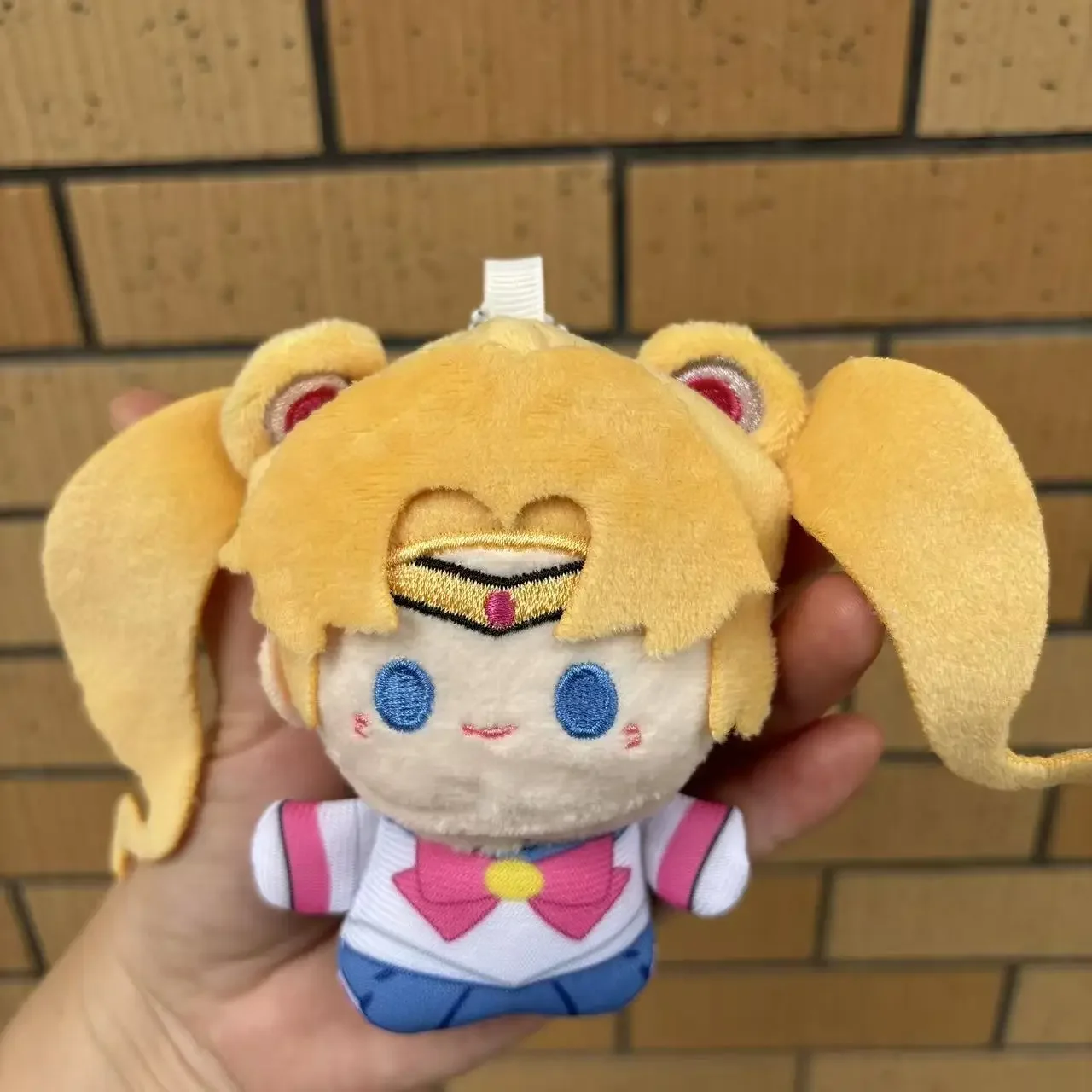 10cm Anime Sailor Moon Tsukino Usagi 3D Printed Nunu Soft Stuffed Plush Toy Doll Pendant Girl Birthday Kawaii Christmas Gift