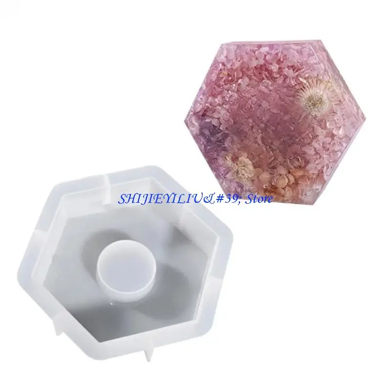 

E21F овальная прямоугольная шестиугольная квадратная форма из смолы, часы, маятник, силиконовая форма для литья из смолы, для