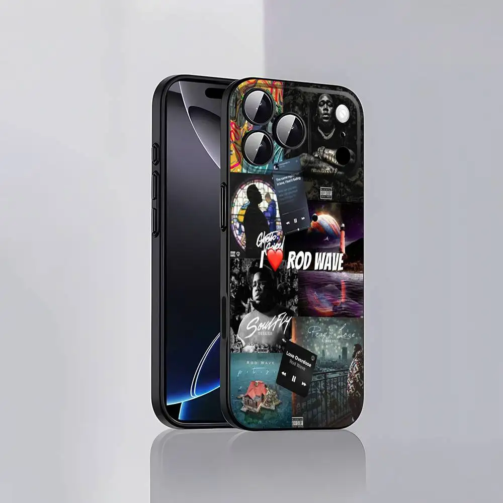 حافظة هاتف R-Rod Wave SoulFly Last Lap لهاتف iPhone 17,16,15,14,13,12,Pro,Max,Plus,E,SE4,Air,غطاء ناعم أسود صغير #4