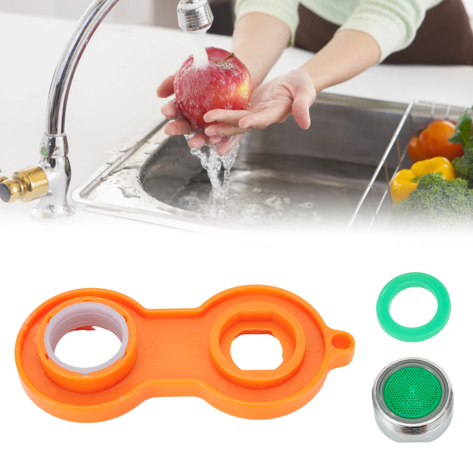 10Pcs Faucet Aerator Flow Restrictor Replacement Parts Sink Aerator Basin Tap Filter Aerator Bathroom Kitchen Faucet Accessory