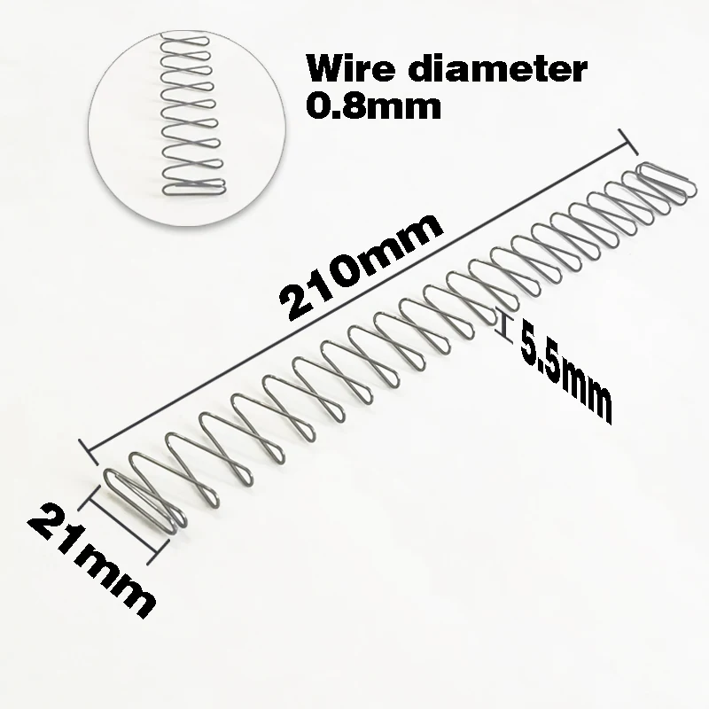 Small Wire Diameter 0.4mm-1mm Steel Square Spring Rectangular Compression Spring Pressure Springs