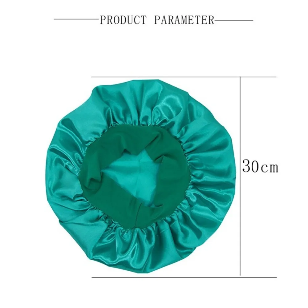ファッション弾性スリープキャップ調節可能な通気性ヘッドラップヘッドカバー男性女性用
