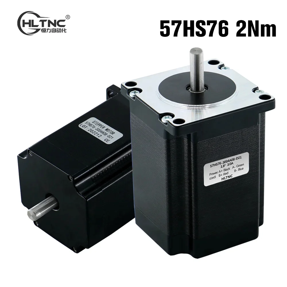 EU RU Nema23 Stepper Motor 2 phase 4-Leads 4 wire 283.22 Ozin  2N M 76mm stepper motor engine for CNC 3D Printer 57HS7630 1.8deg