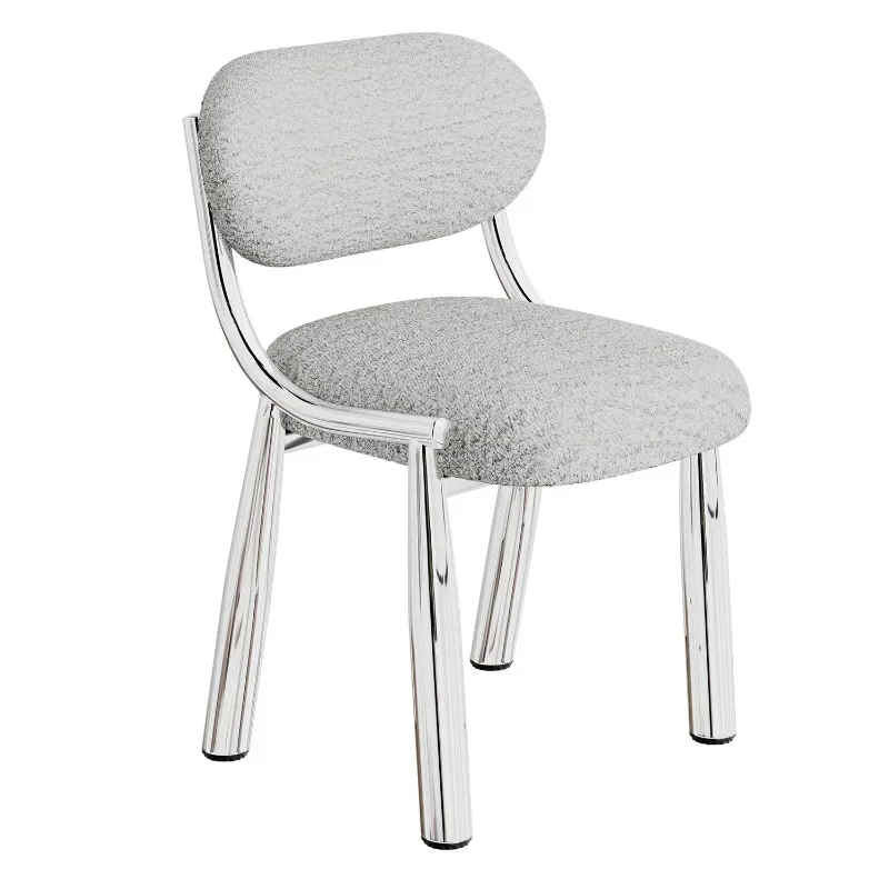 French Vintage Soft Pad Shawn Chair Home All Scene Salon Vanity Backrest Designer Lounge Dining Vanity Dual Use Decor Furniture