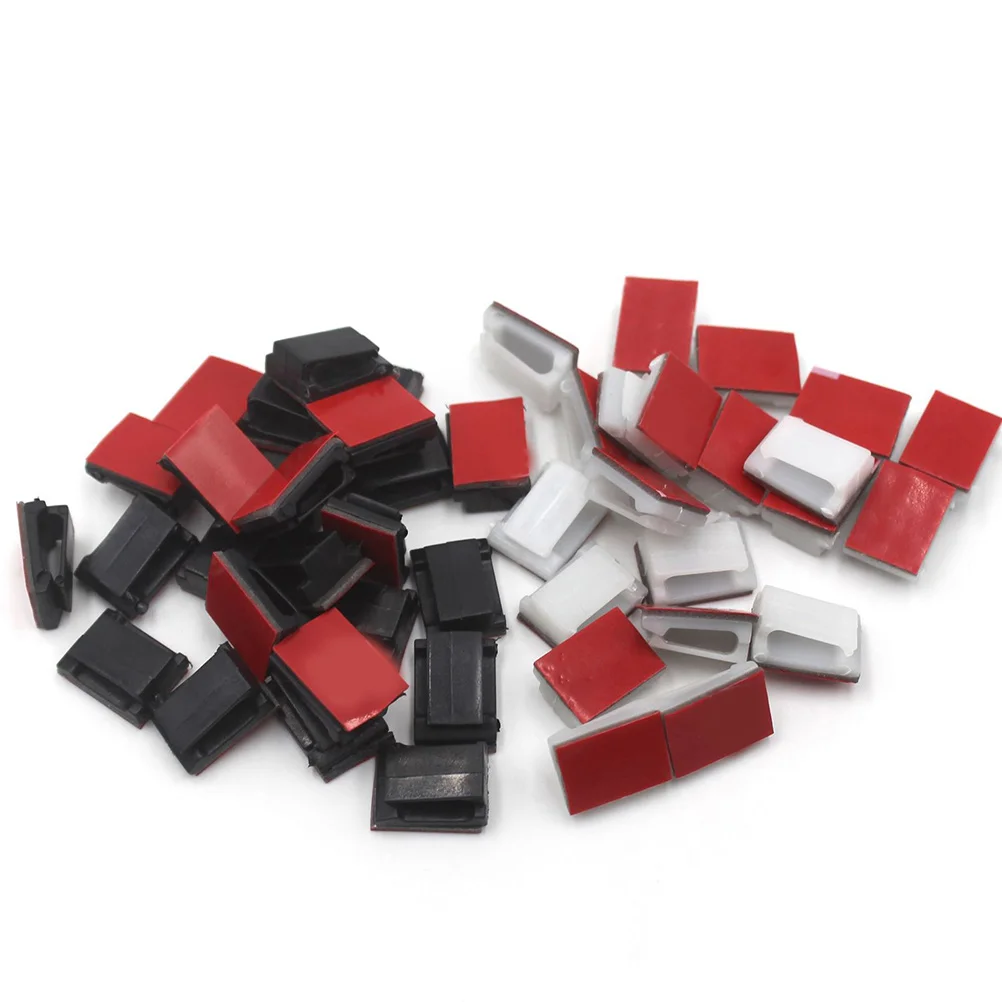 

Cable Wire Clip Tie Mount Adhesive Cord Holder Power Organizer Holders for Cords
