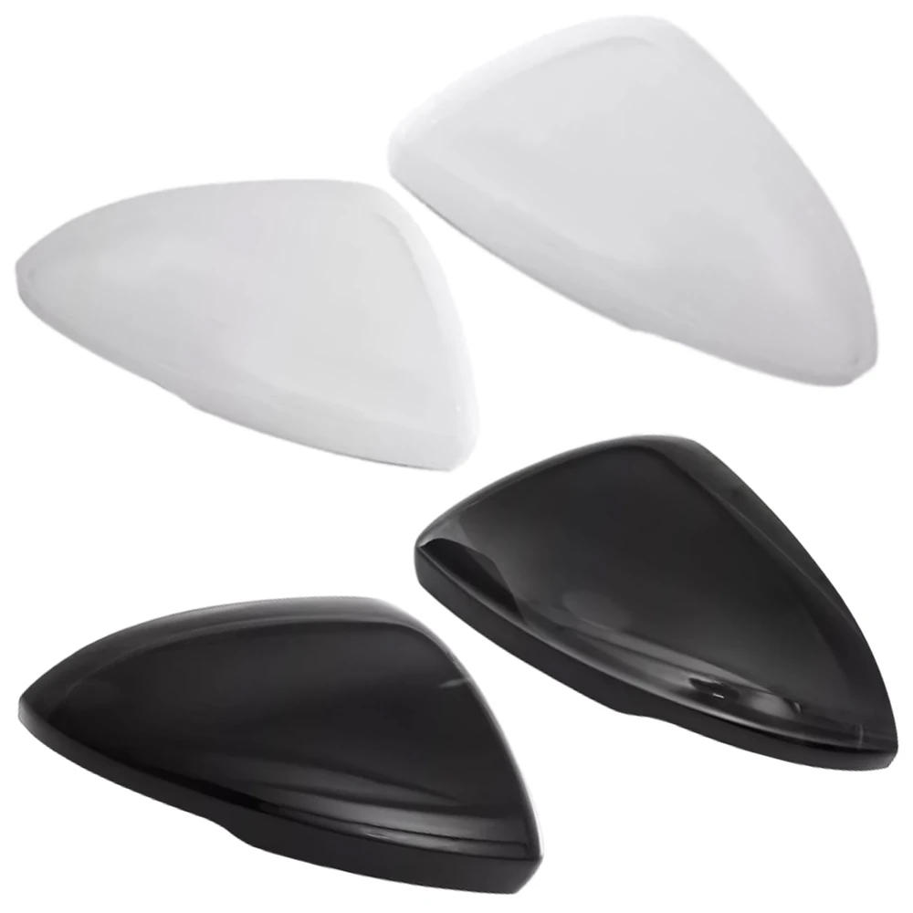 

Pair White/Black Rearview Side Door Mirror Cover Caps Replacement for Chevrolet Cruze 2017 2018 2019