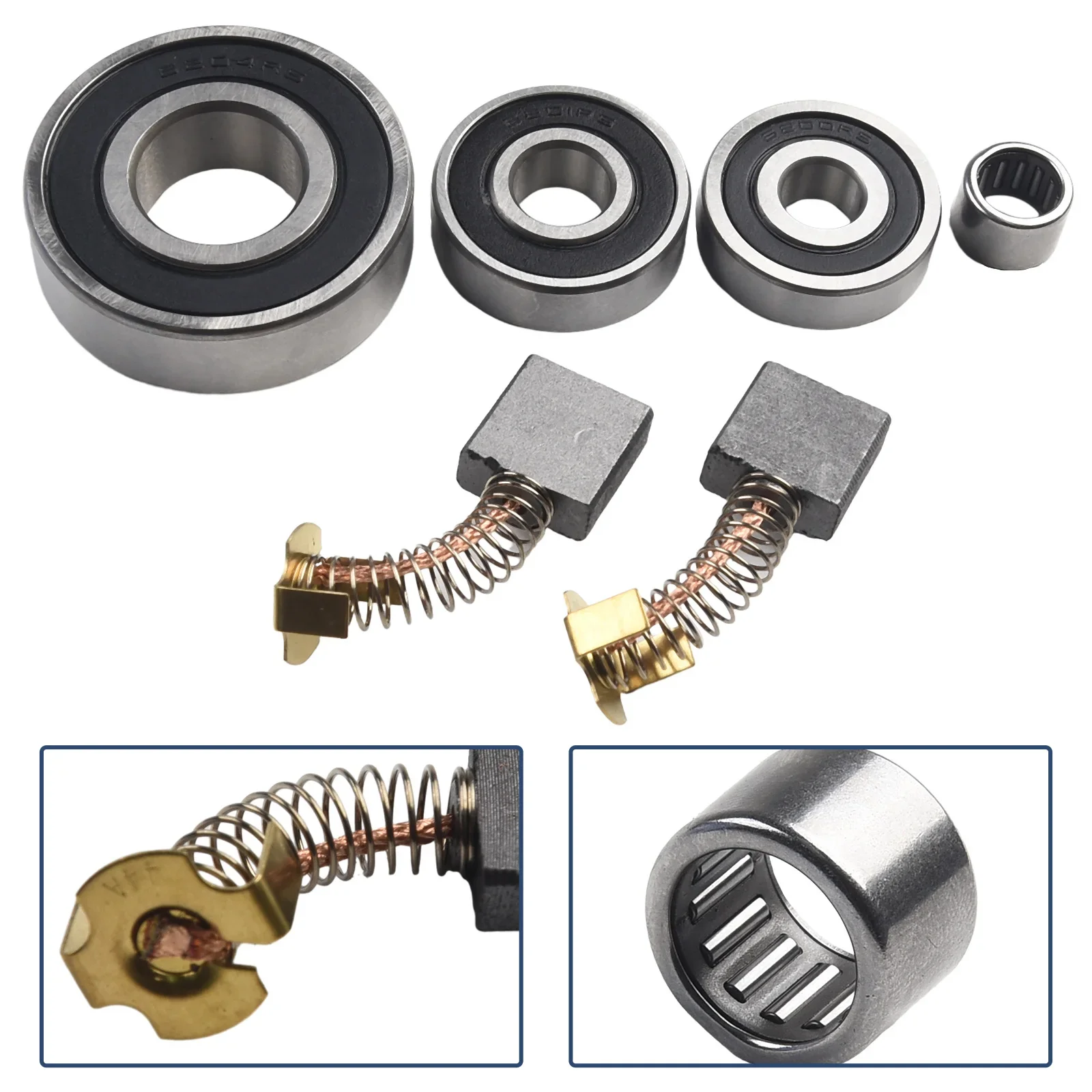 Kit de réparation de moteur pour Craftsman RM871, pour scies à table motorisées 137.xxxxxx, comprenant des roulements et un jeu de brosses