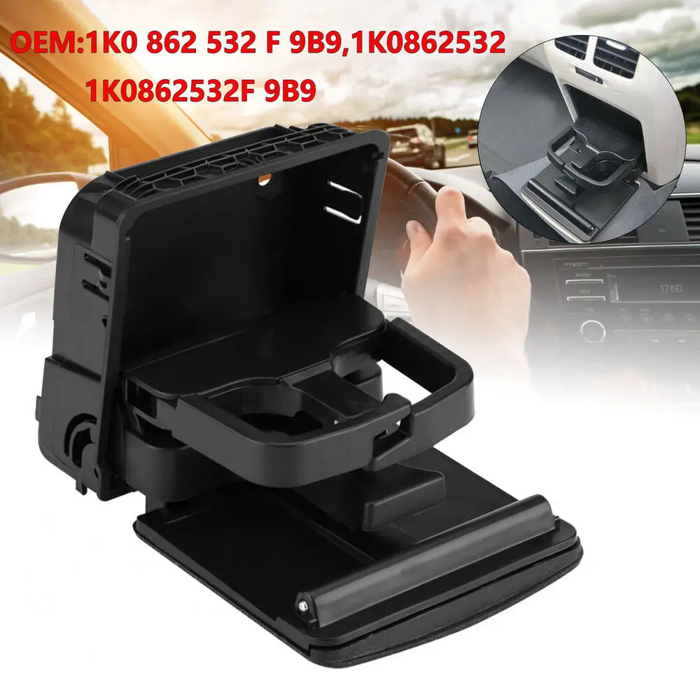 

Car Rear Armrest Central Console Cup Holder Auto Internal Parts Vehicle Accessories Fit For Jetta Golf GTI MK5 MK6 1K0862532C