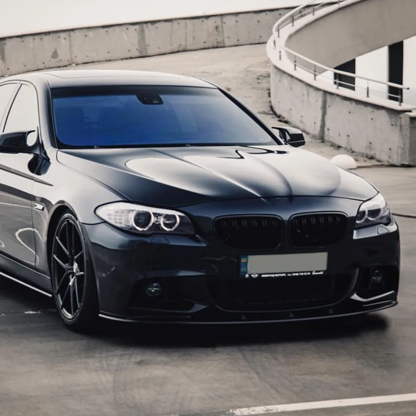 For BMW 5 Series F10 F11 M Sport 2011-2017 Car Front Lip Corner Package Bumper Lip Splitter Diffuser Spoiler Guard Body Kits view 6