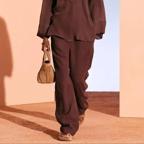 Imagen 2 del producto Mini bolso de compras para mujer, diseño de lujo nuevo en bolsos para mujer, bolsos de mano tejidos de color sólido,