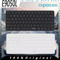 Rapoo E9050L Wireless Keyboard Ultra-thin Membrane Tri-mode Buletooth Mute Long Endurance PC Accessories Office Keyboards