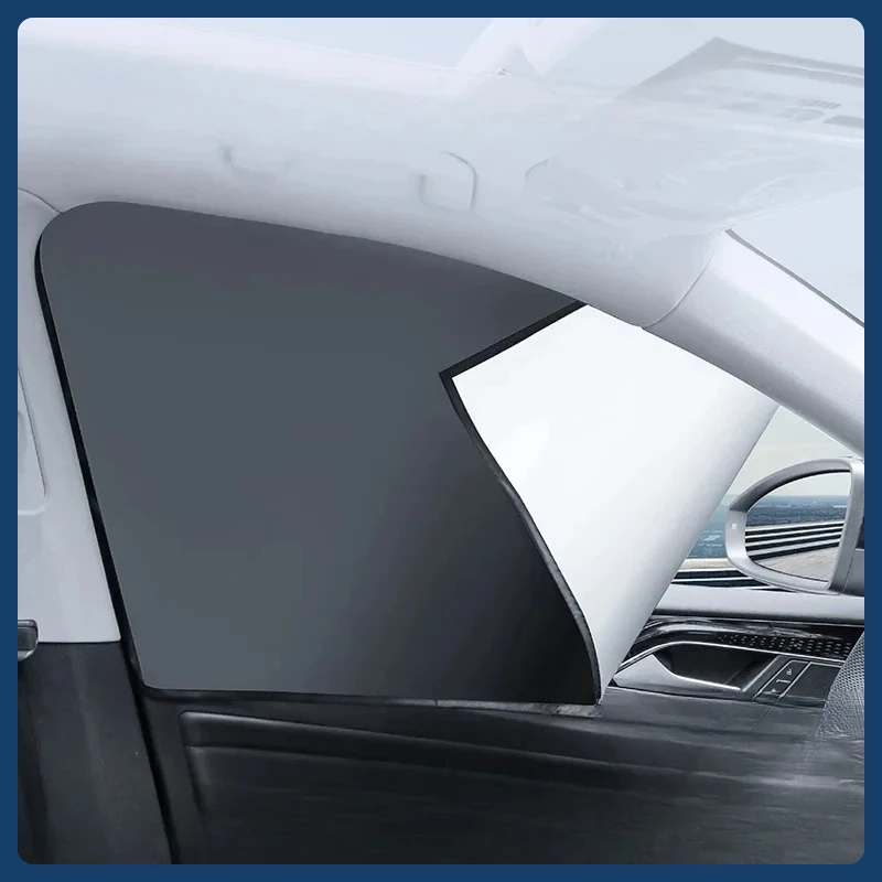 

Car Side Window Sun Shade Curtain Summer Sun Protection Sunshade Cover UV Reflective Magnetic Car Privacy Curtains
