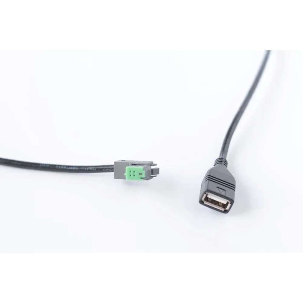 Black Navigation Extension Cable Wide Compatibility With Navigation Models Stable Data Transfer Technology Robust ABS Material