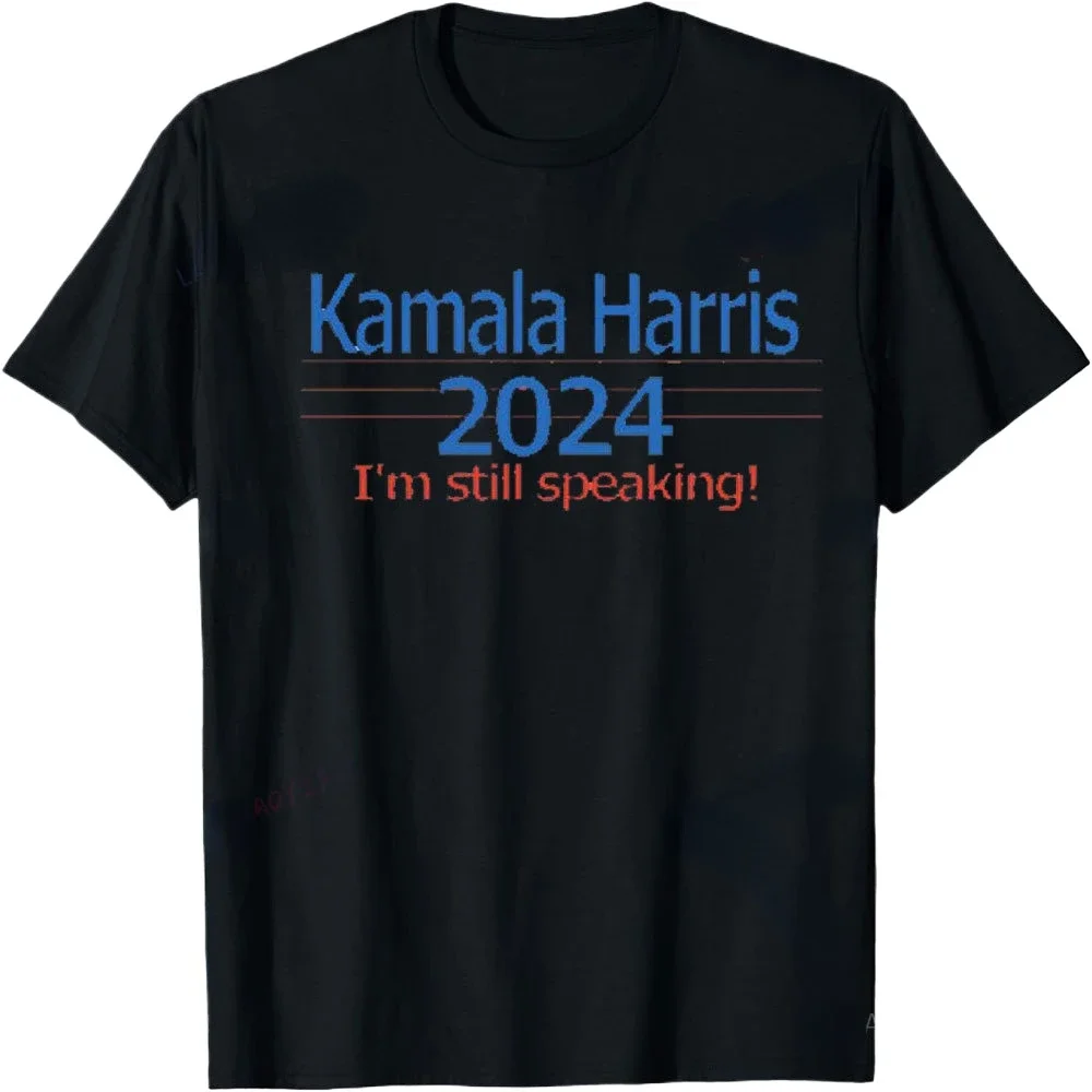 Kamala Harris 2024 I'm still speaking Graphic Vintage Classic streetwear Summer Unisex Fashion T-shirt