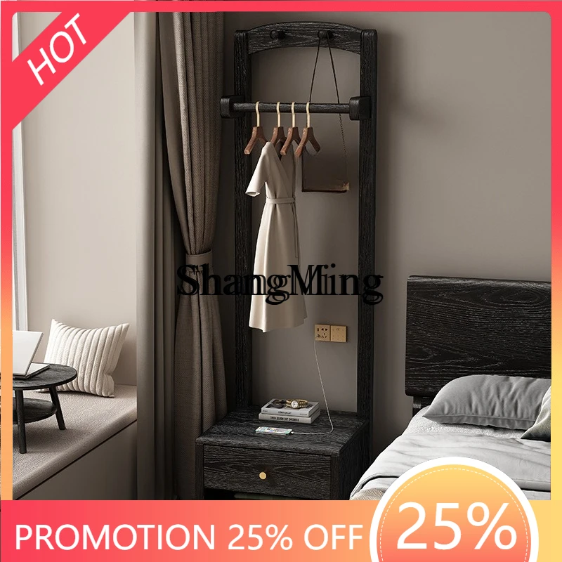 

FG вешалка для одежды и головных уборов из цельного дерева, бытовая многофункциональная подвесная вешалка для хранения одежды, напольный тип, подвижный