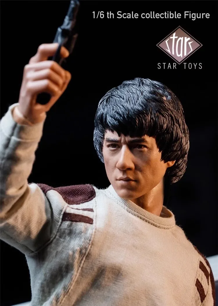 STAR TOYS-Figuras de Ação Soldado Masculino, Jackie Chan, Conjunto Completo, 12 '', 12'', Modelo em Estoque, STT-001, 1:6