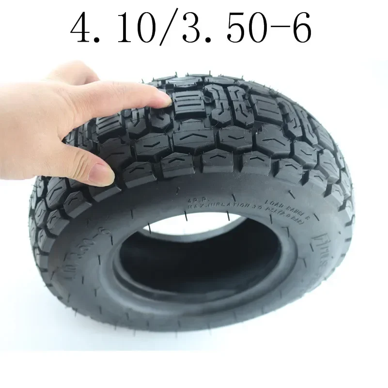 Good quality 4.10/3.50-6 Scooter tubeless Tires 6