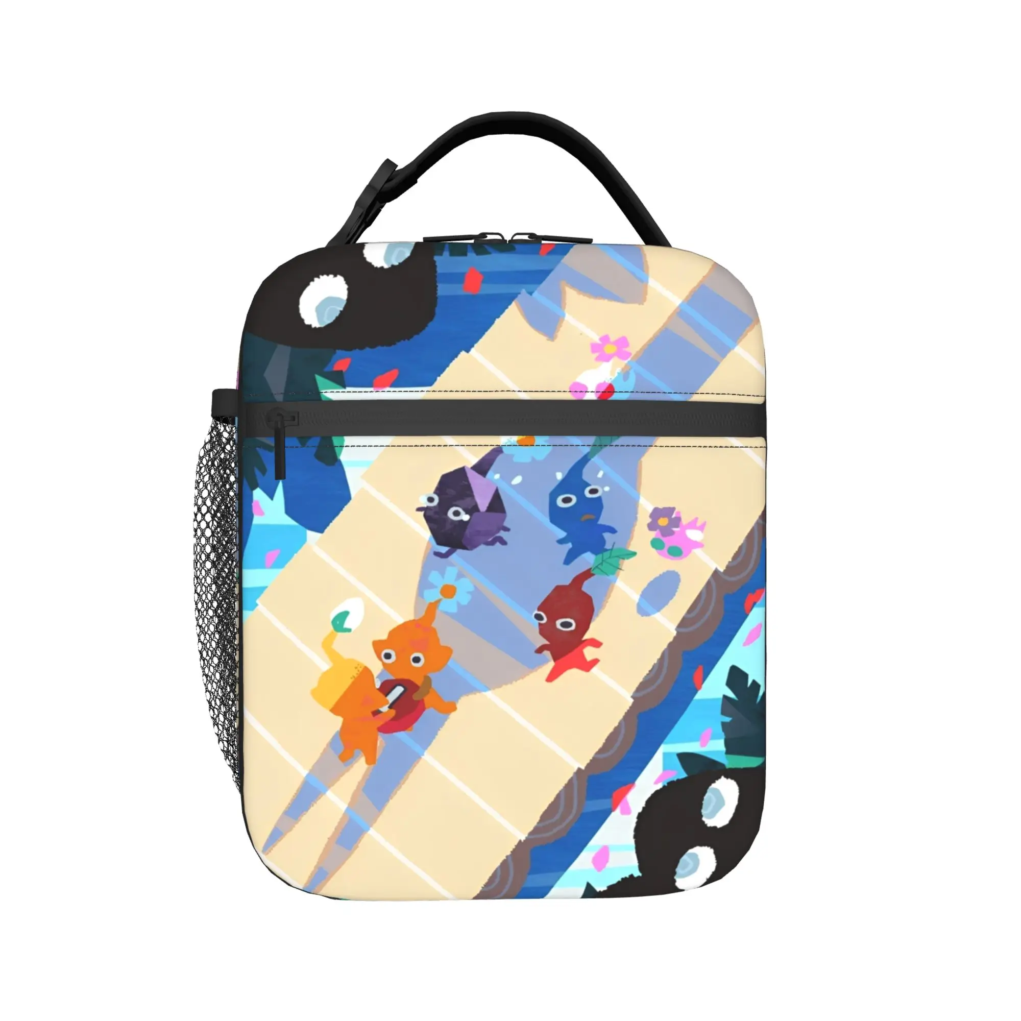 Video Game Pikmins Insulated Lunch Bag Cooler Bag Reusable,Lunch Container  Leakproof Lunch Box Tote Men Women Work  Outdoor