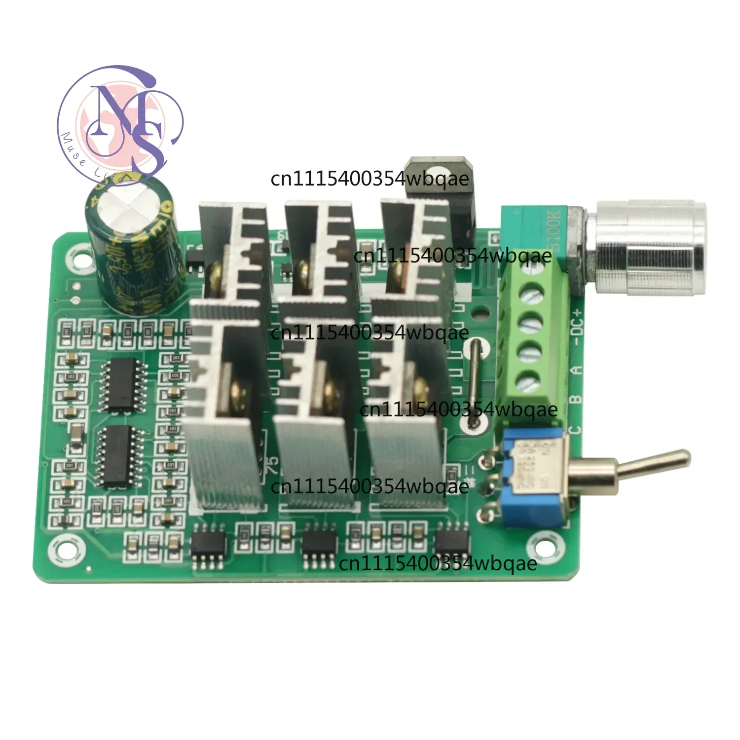 ZOCI-FOR-15A BLDC Three Phase Sensorless Motor Speed Controller DC5-36V Fan Driver, Replacement Parts