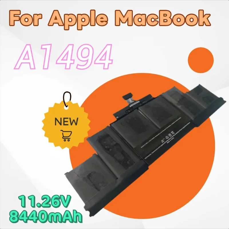 

New A1494 A1417 Replacement Battery 11.26V 8440mAh for Apple MacBook Pro 15" A1398 Retina 2012 2013 2014 Year