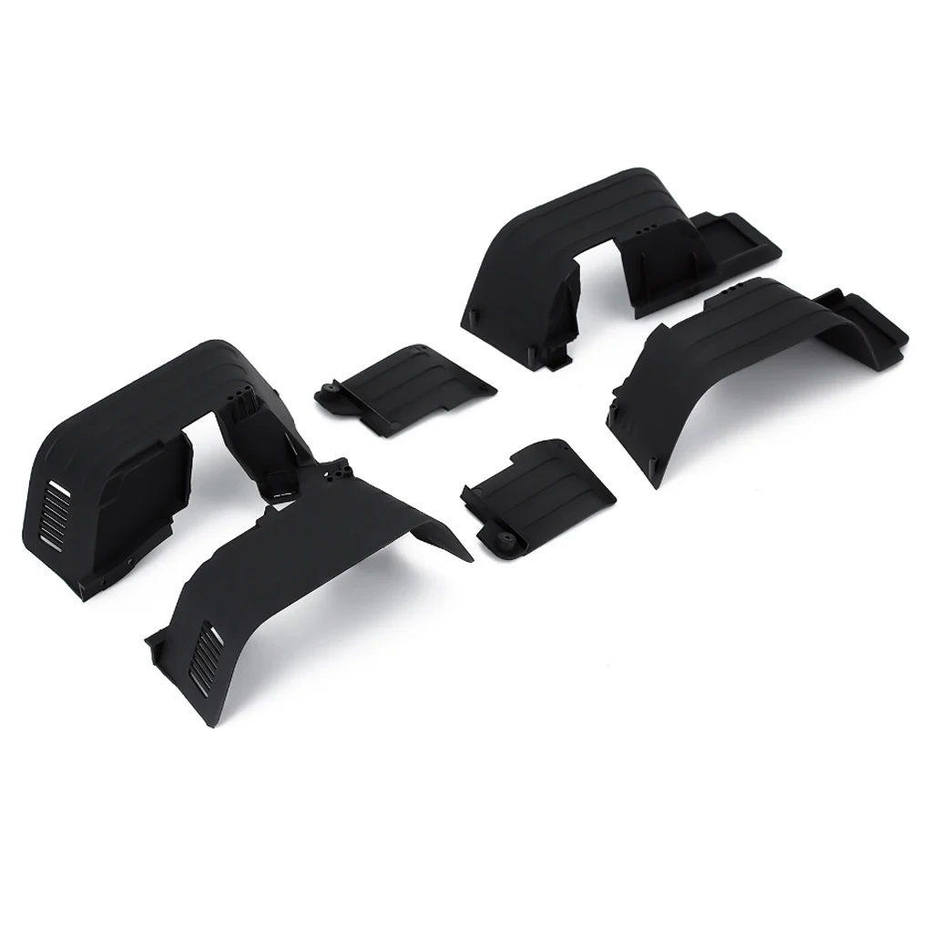 RCGOFOLLOW Rubber Front Rear Mud Flaps Fender for 1/10 RC Crawler Axial SCX10 II 90046 90047 Upgrade Parts