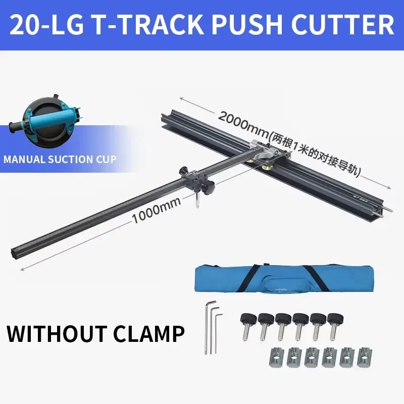 High-Precision T-Type Tile Cutter, Portable Track-Guided Cutter, Suitable for Cutting Large-Size Tiles and Stone Slabs,