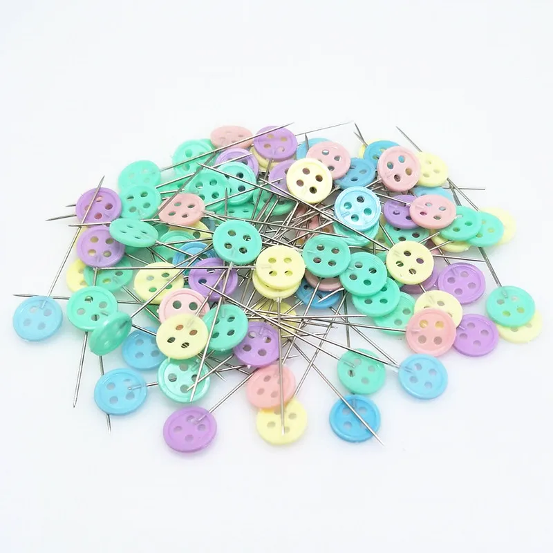 100Pcs Dressmaking Pins Embroidery Patchwork Pins Accessories Tools Sewing Needle DIY Sewing Accessories Stainless Steel