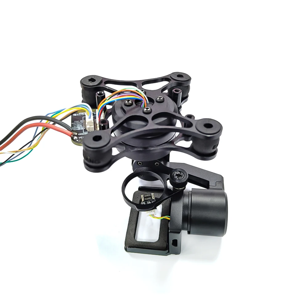 

Metal 3-Axis Gimbal uses three brushless motors For sports camera ，GoPro3， GoPro4，mountain dog, and other 30-110g cameras