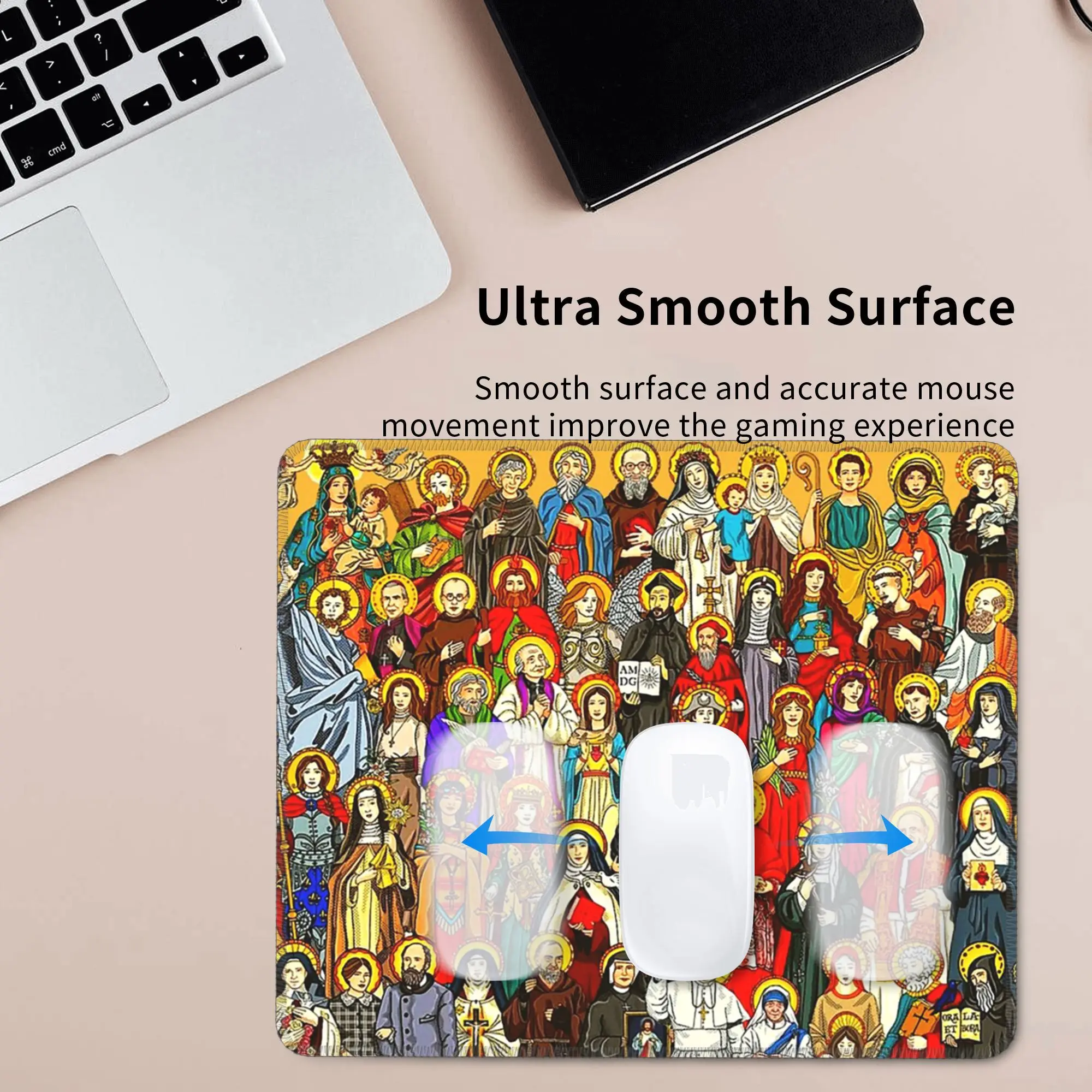 القديسين، جميع القديسين، الكاثوليكية القديسين ماوس الوسادة الكمبيوتر لوحة المفاتيح ماوس حصيرة ألعاب الكمبيوتر المحمول مكتب حصيرة مكتب الملحقات الجدول حصيرة