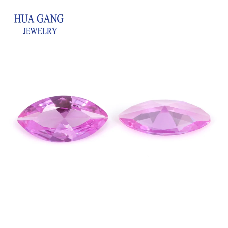 اكسيد الالمونيوم الاصطناعي روبي الياقوت الأزرق ماركيز المشكل مختبر الأحجار الكريمة المستخدمة لصنع المجوهرات #5