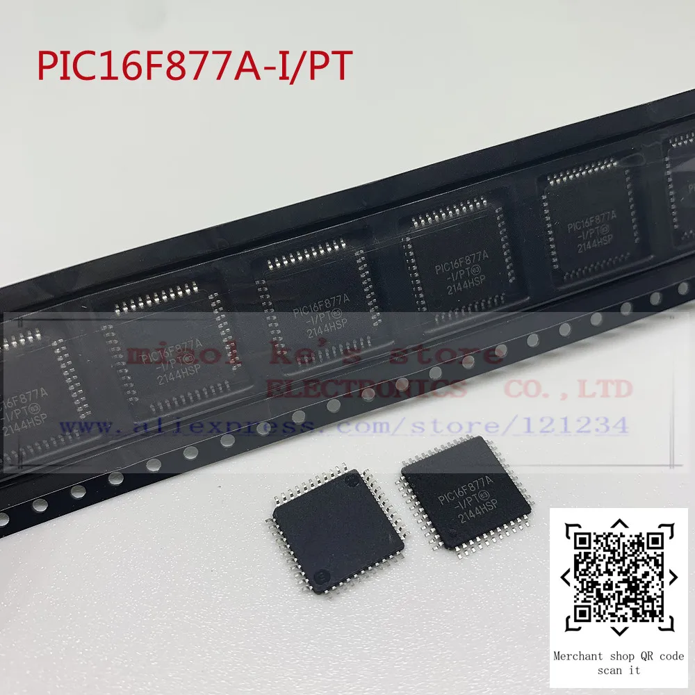 [1pcs]100% New original: PIC16F877A-I/PT PIC16LF877A-I/PT PIC16F877A-IPT PIC16LF877A-IPT PIC16LF877A PIC16F877A QFP44