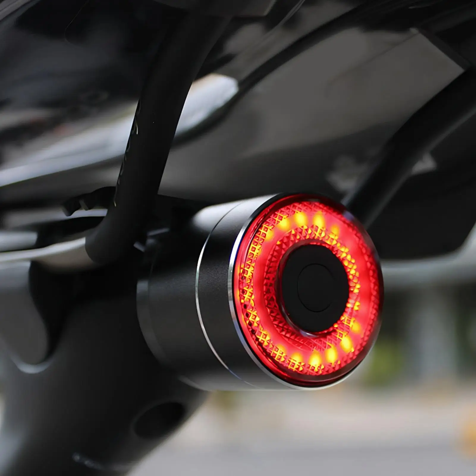 Bike Rear Light Smart Bike Tail Sensing Light Cycling Brake Sensing Lamp For Riding Mountain Road Daily Commuting Camping