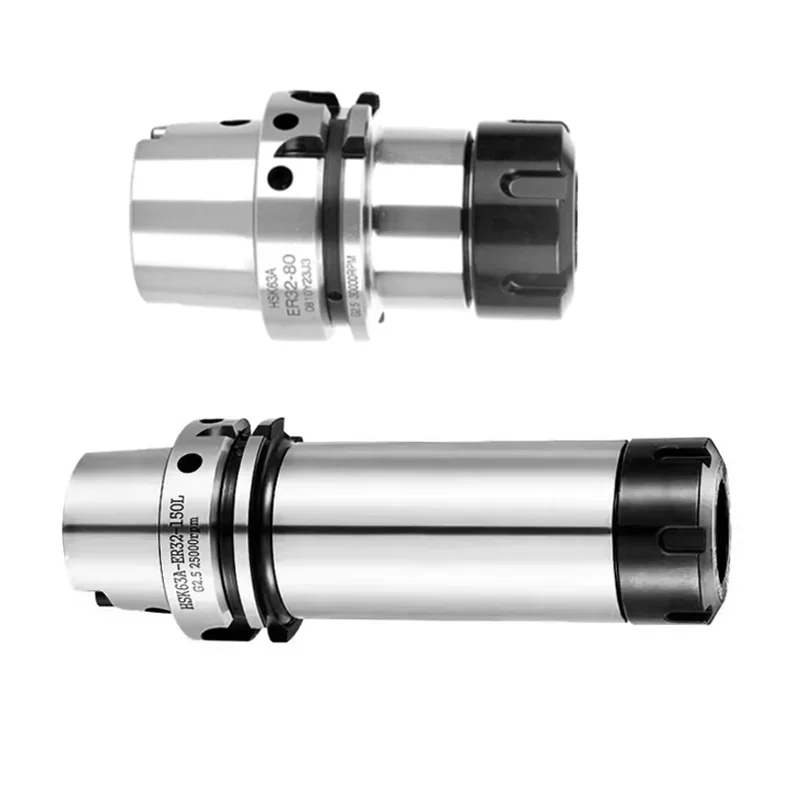 HSK63 ER دقة 0.001 HSK63A ER16 ER20 ER25 ER32 ER40 أداة حامل HSK 63A أداة حامل آلة الحفر قوس أدوات Collets