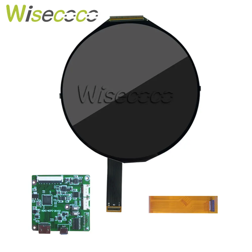 Módulo de pantalla Circular de 5 pulgadas para casa inteligente automotriz, pantalla Circular IPS Lcd, placa de controlador MIPI, 1080x1080