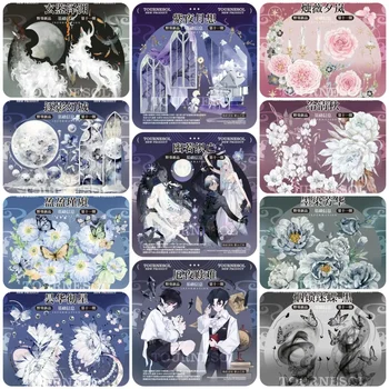 7.14 פרחים חדש washi מבריק סרט לופ מדגם אוסף