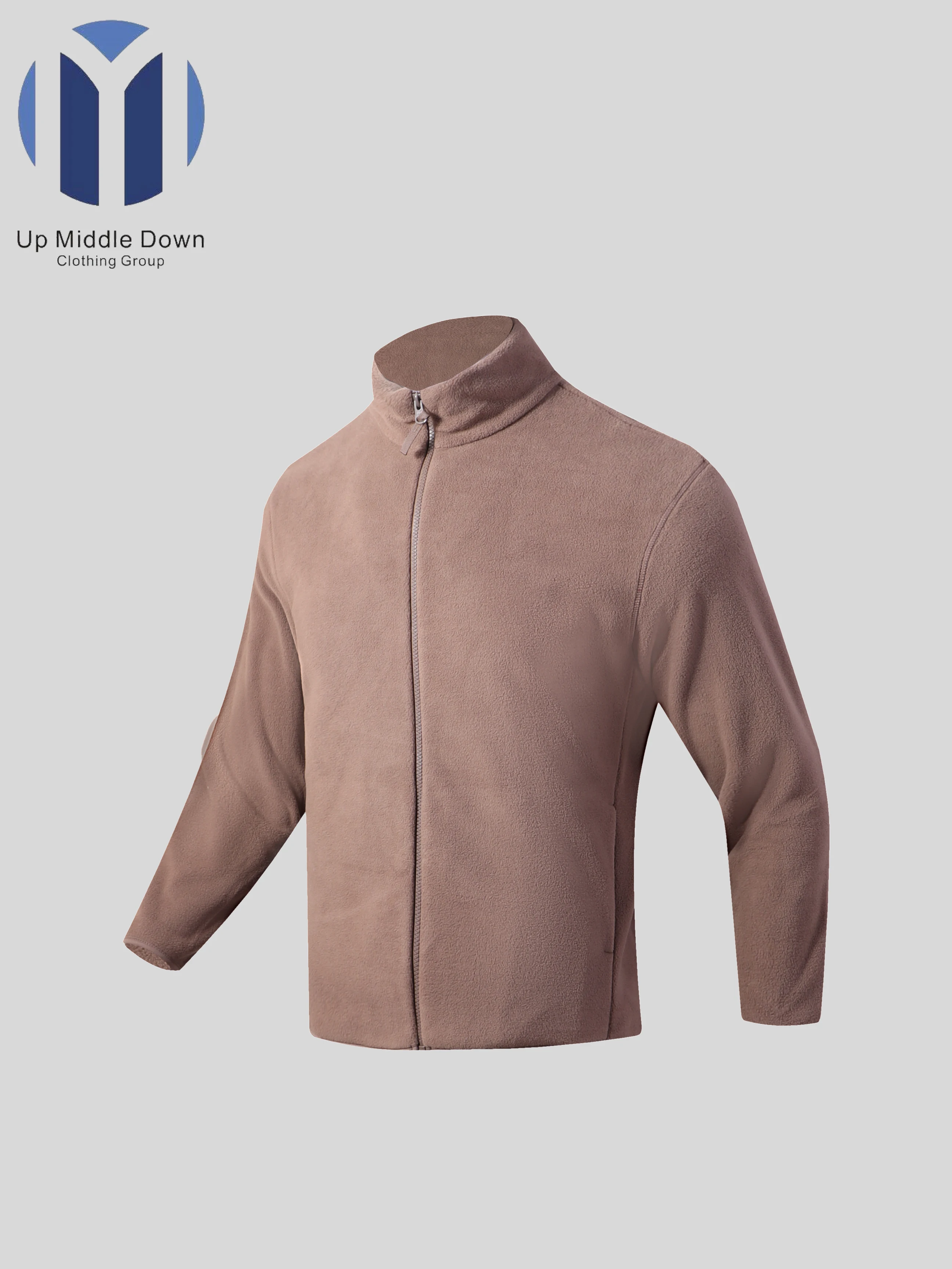 

Couples' Fleece Pullover, Lightweight Full - Zip Stand - Collar Autumn Winter, Warm Breathable, Multi - Color, Ideal for Outdoor