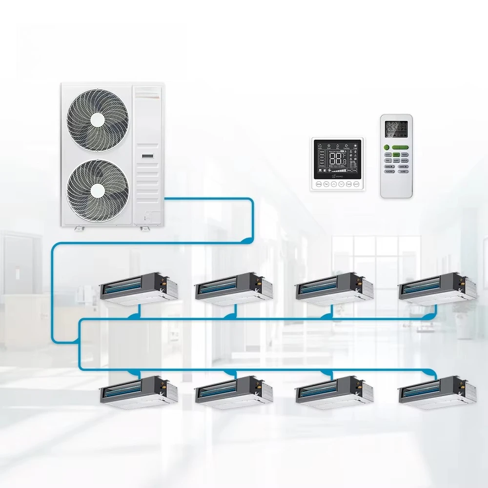 Hotel Villa Apartment Use air Conditioner One Outdoor Unit ODU Drive Two Three Four VRF Indoor Units IDU Multi Split AC System