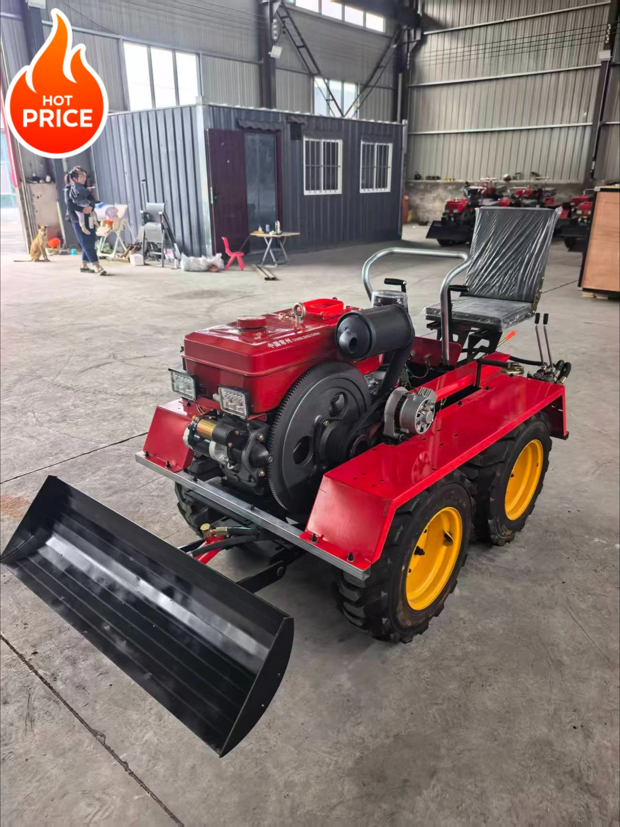 35hp  Water-Saving Mini Tiller: Forms Ridges While Tilling, Saves 30% Water in Subsequent Irrigation